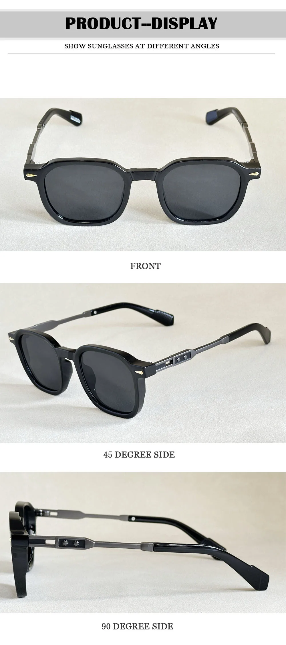2025, Sonnenbrille Männer Vintage Sonnenbrille Frauen Retro Mode Gläser Urlaub Luxe Femme Lunette Soleil Femme Gafas De Sol Hombre – Detail 19