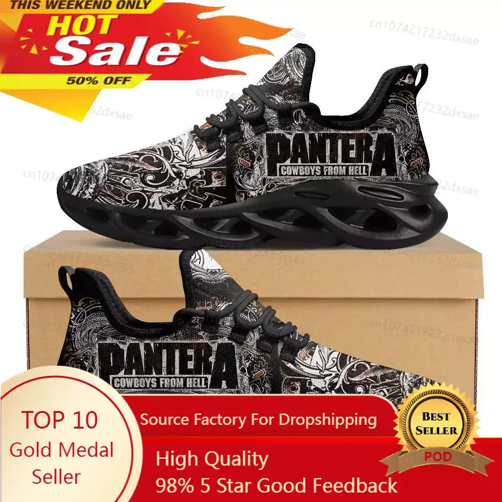 

Pantera Metal Band Pop Sports Shoes Mens Womens Teenager Kids Children Sneakers Casual Custom High Quality Couple Shoes