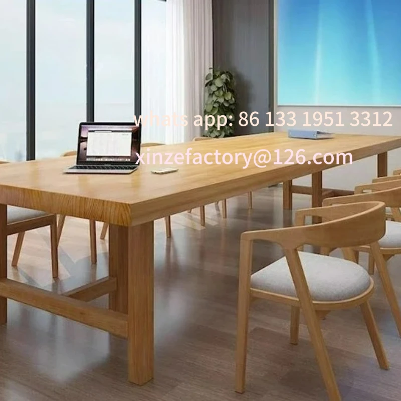 

Customizable Solid Wood Simple Modern Table Combination Large Board Long Strip Desk Library