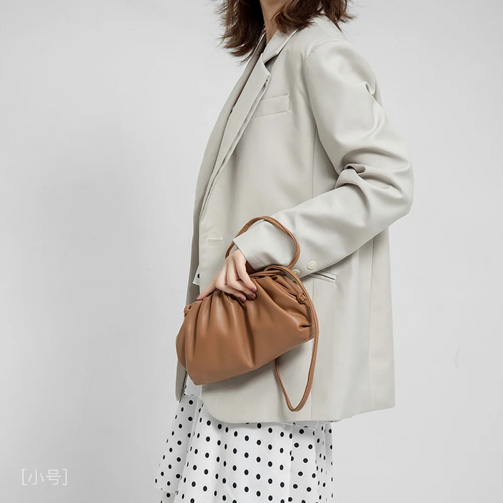 

Advanced pleated cloud bag, fashionable women's bag, underarm bag, dumpling bag, texture niche new style