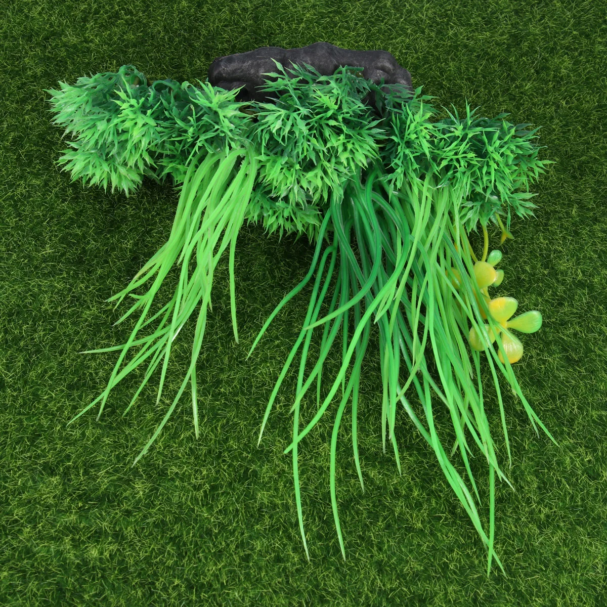 

Artificial Shrubs Green Plastic Wheat Grass For Aquarium Home Garden Decor Faux Landscaping Plants Decorative Articles