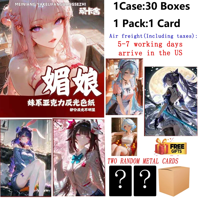 Nieuwe MEINIANG Godin Verhaal Collectie Kaarten Sexy Waifu Volledige Set Anime Karakter Kaarten Booster Box Japanse Speelgoed Hobby Geschenken
