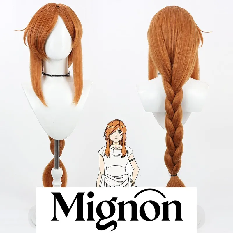 

Frieren: Beyond Journey's End Flamme cosplay wig thick orange yellow silicone scalp Halloween gift