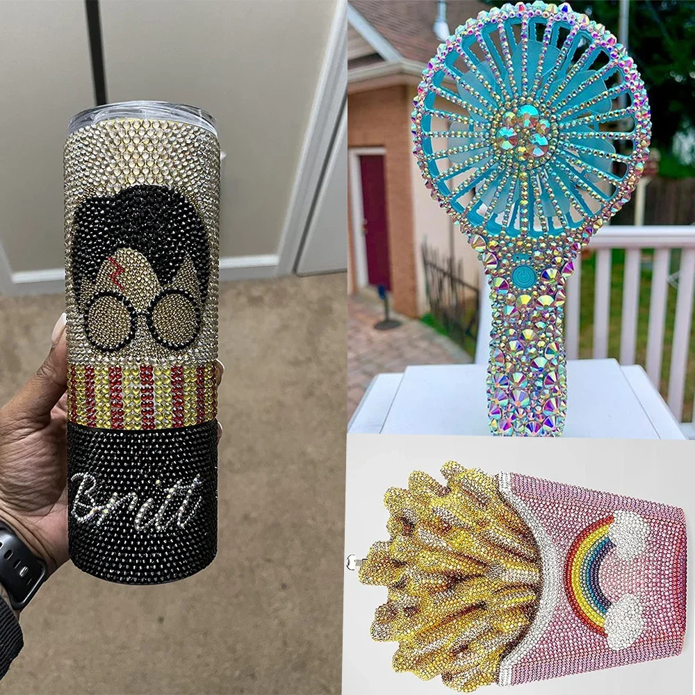 Strass en verre cristal à dos plat non HotFix, biscuits Nail Art, pierre précieuse de diamant, bricolage exécutif N64.Craft