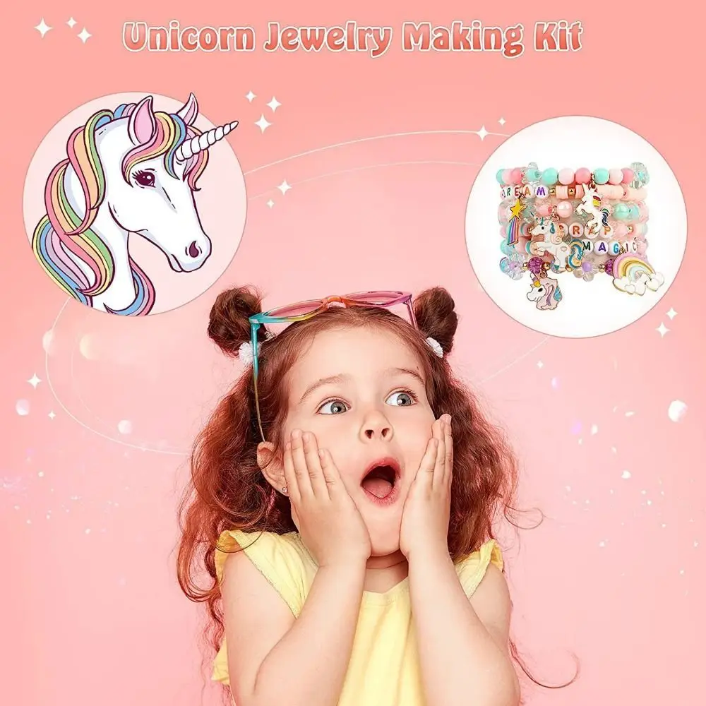 

Letter Beads Jewelry Making Kit Round Candy Color Bracelet Necklace Beads Exquisite Cute Loose Beads DIY Jewelry Making