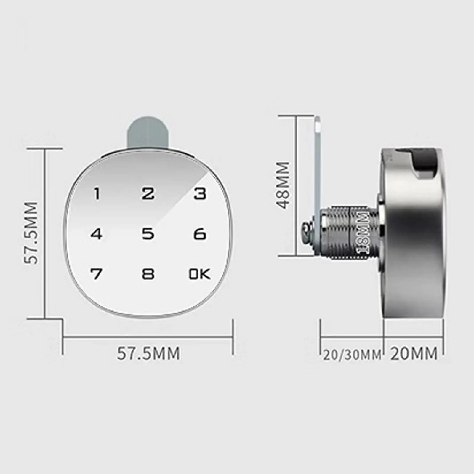 Drawer Smart Cabinet Lock Electronic Door Locks Wardrobe High Security Cupboard