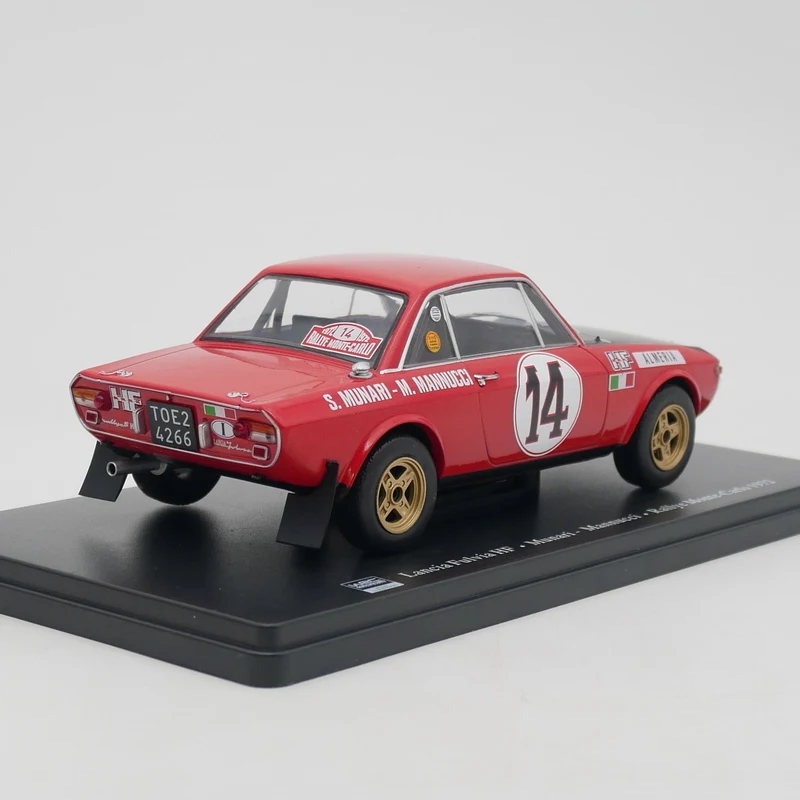 Ixo Maßstab 1:24, Druckguss-Legierung, Lancia Fulvia HF WRC 1972, Spielzeugautos, Modell, Klassiker, Geschenke für Erwachsene, Sammlung, Souvenir, statische Anzeige