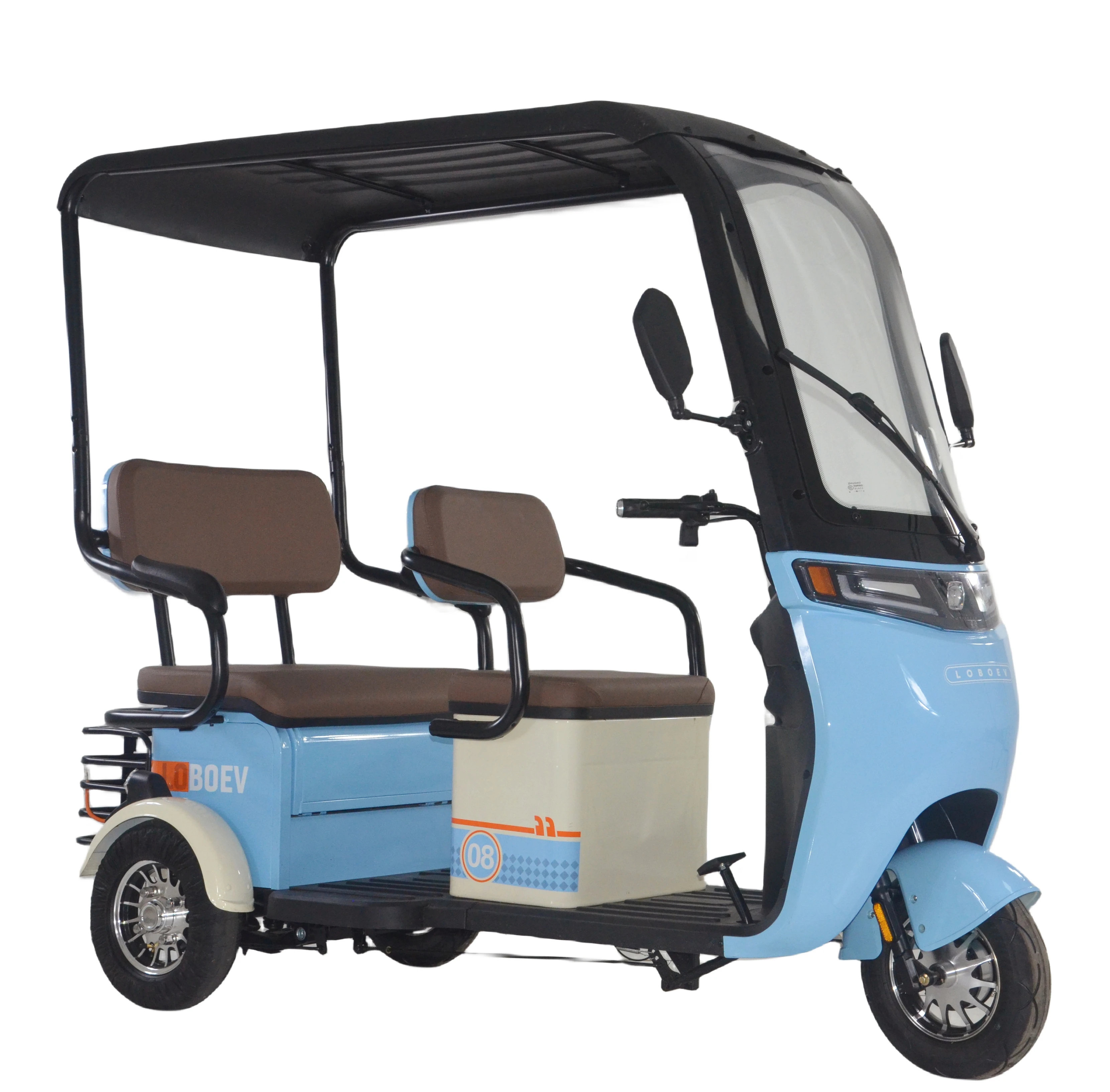 

Chinese Factory Electric Passenger Tricycle 3 Wheel For Adults Electric Mobility Scooter With Roof Canopy