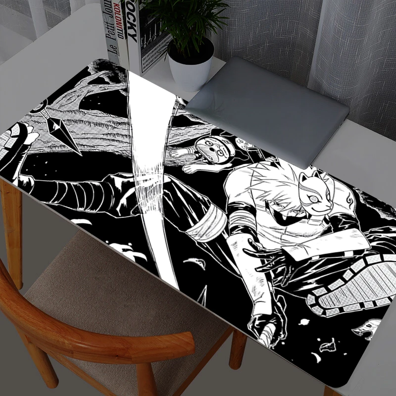 لوحة ماوس ناروتو كاكاشي هاتاكي لعبة 90x400 مطاطية صغيرة لوحة مفاتيح كمبيوتر محمول سرعة حصيرة مكتبية ملحقات الألعاب لوحة ماوس #2