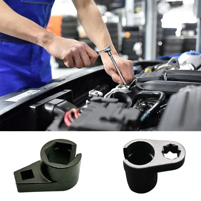 

O2 Sensor Socket Oxygen Sensor Removal Tool Offset 6-Point Oxygen Sensor Socket Portable Sensor Removal Tool For Auto Repair