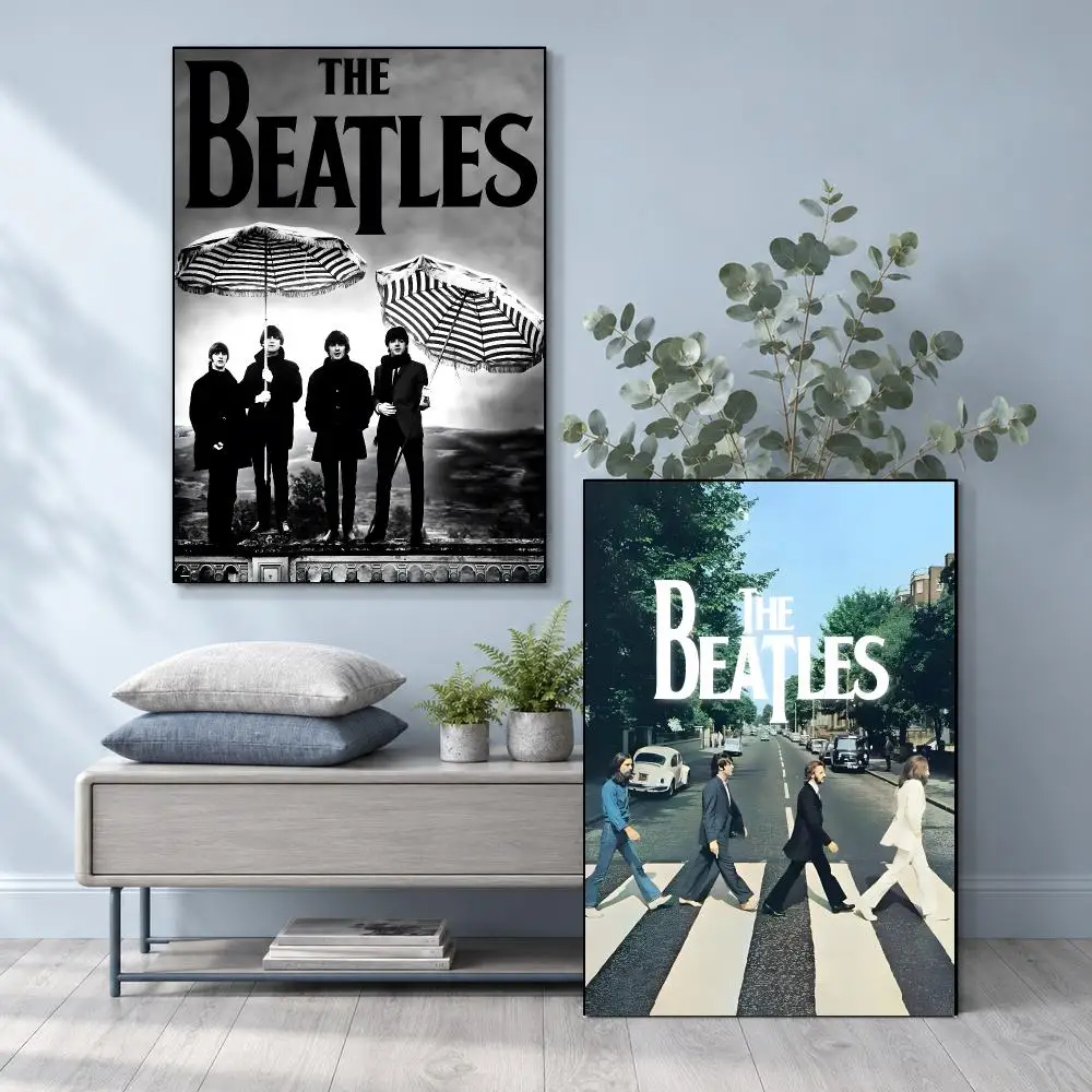 Classic Timeless Band T-The Beatles Poster Frameless PP Self Adhesive Aesthetic Room Gift Decor