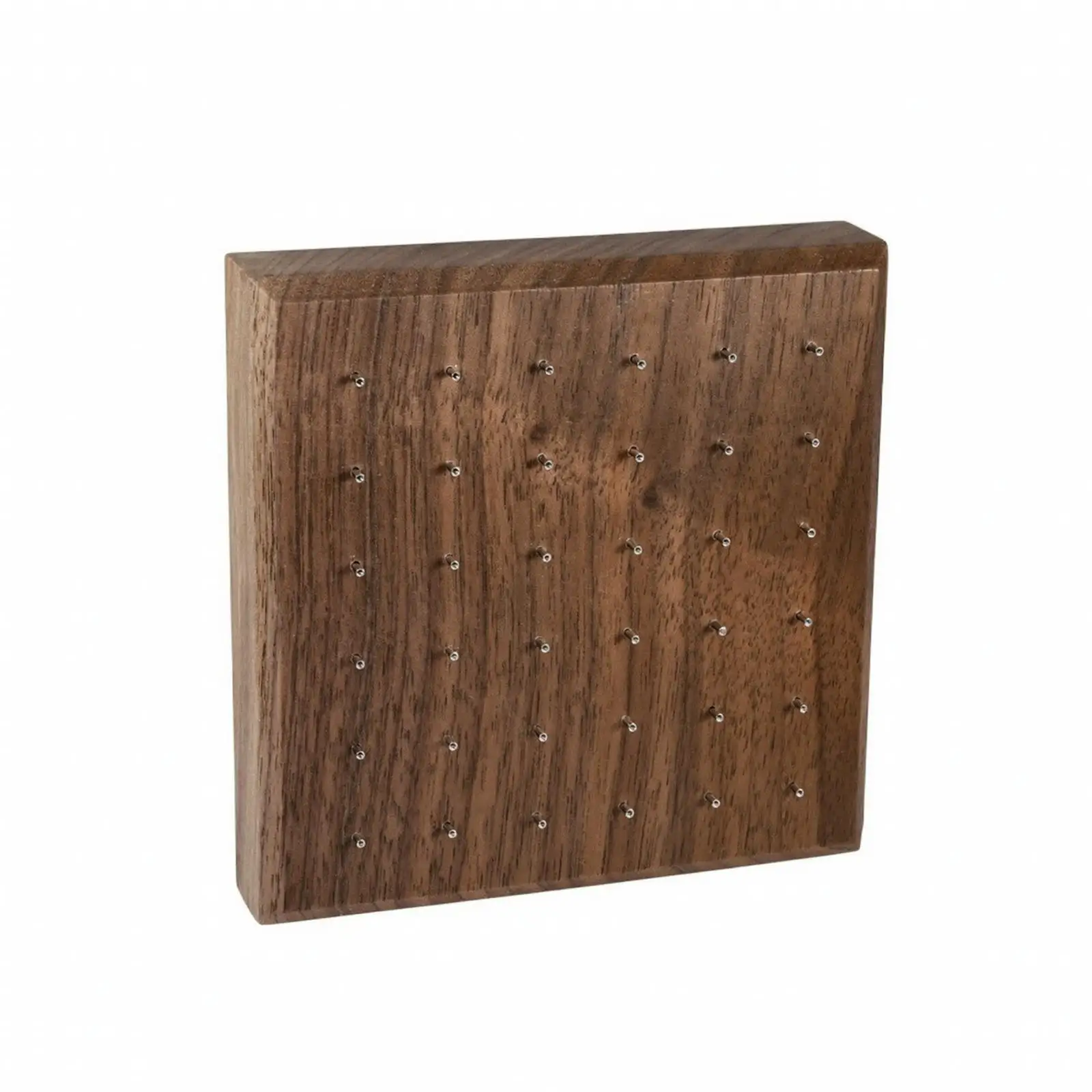 Display Board Sturdy Wooden Piercing Jewelry Presentation Board for Product Photographers, Retail Counter Displays