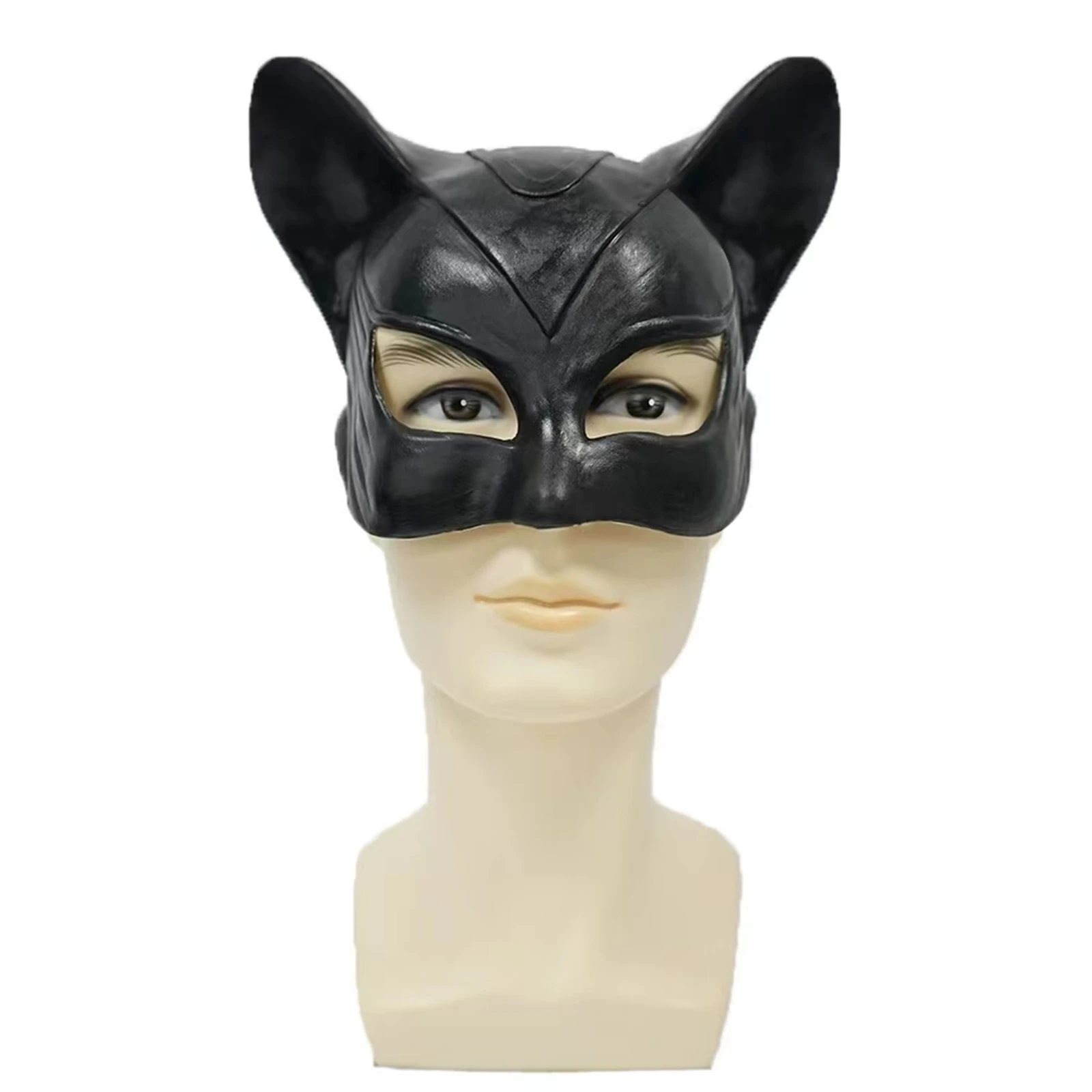 

Movie Game Black cat mask women cosplay whip Funny face Halloween costume party props gift for Kids