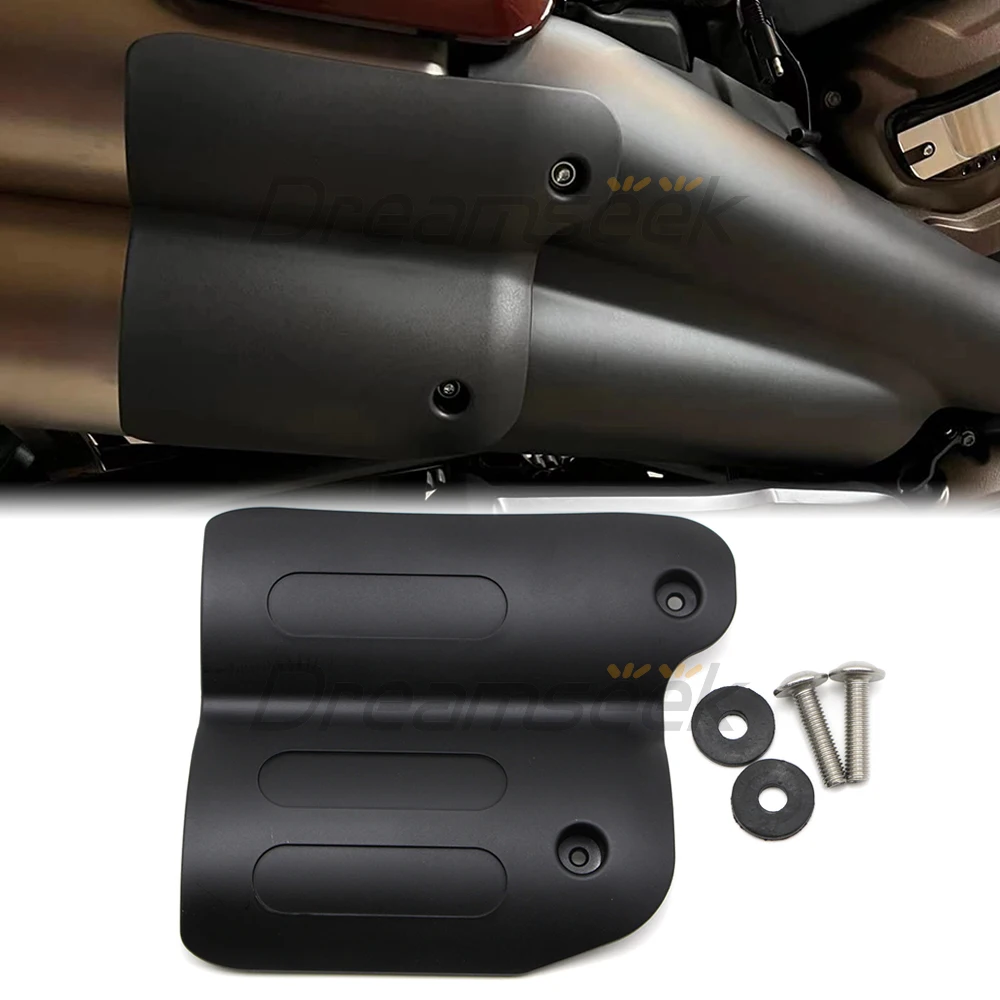 Motorcycle Exhaust Heat Shield for Harley Sportster S 1250 RH1250 2021 22 Muffler Pipe Protector Cover Black Anti-Scalding Guard