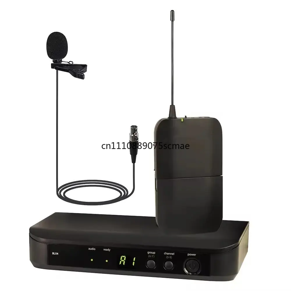 Professional 2-Channel UHF Handheld Microphone BLX24 BLX4 BETA58A with XLR Connector for Church Karaoke Singing