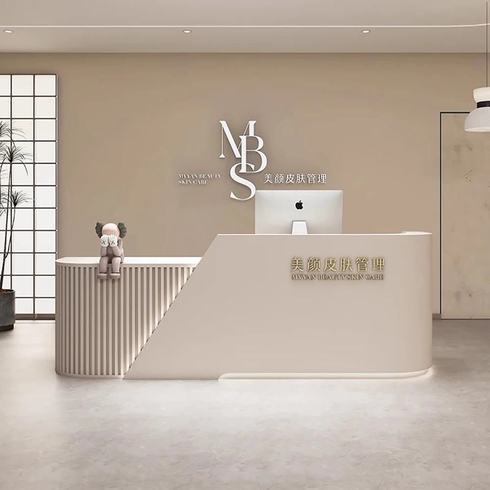 

Delicacy Fashion Bar Counter Cabinet Elegant Glamour Modern Luxury Reception Desks Unique Simple Mostrador Commercial Furniture