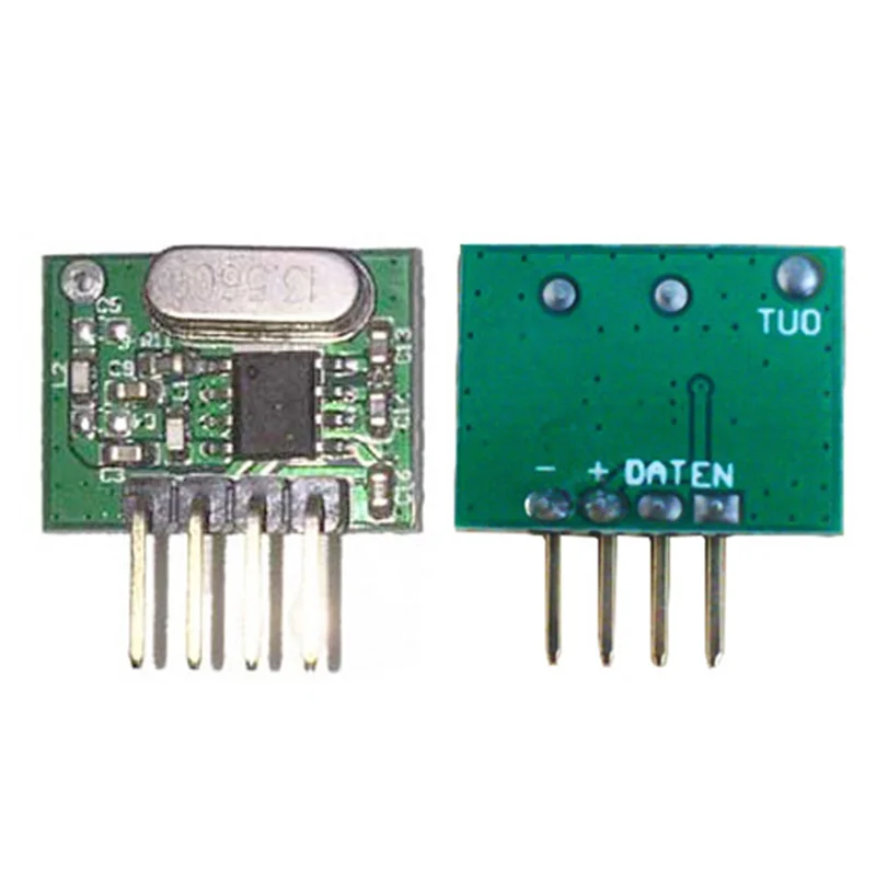 Супергетеродинный радиочастотный приемник и передатчик ABGN 433 МГц, беспроводной модуль, комплект «сделай сам», антенна