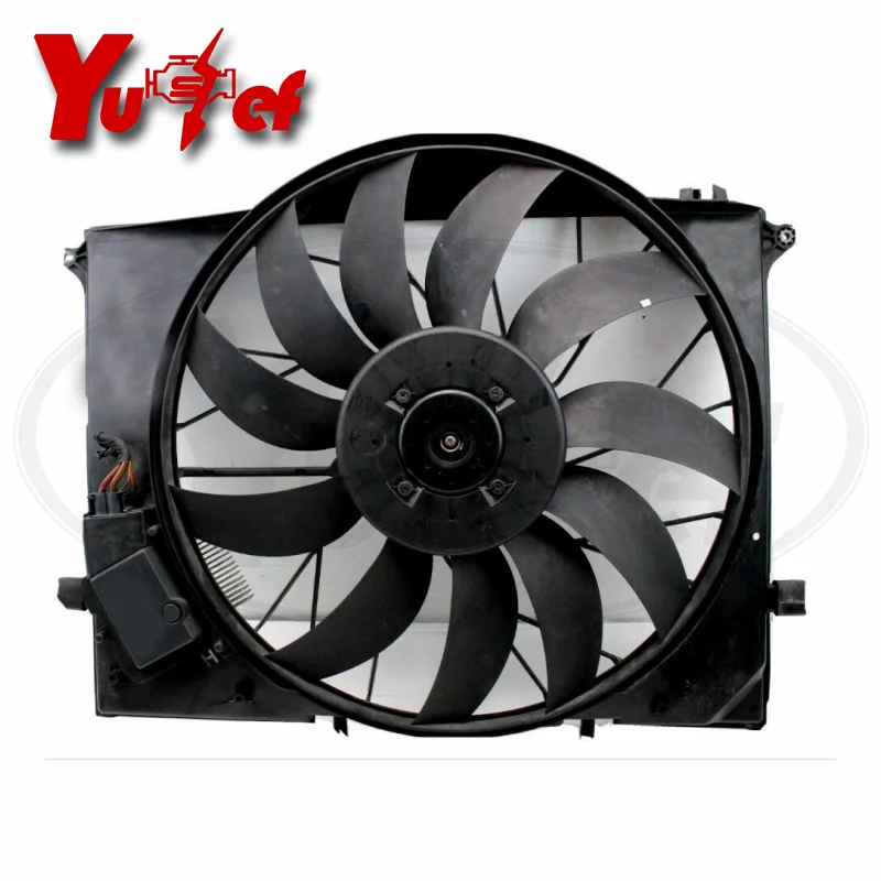 Quality Cooling Fan Assembly for MERCEDES BENZ W220 S280 S320 S350 S430 S500 C215 CL500 CL55 AMG R129 R230 A2205000193 600W