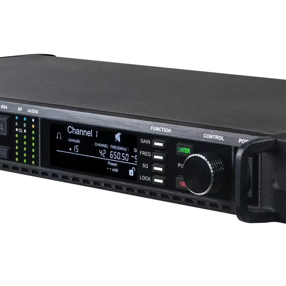 4-channel AD4Q Dynamic Digital Wireless Karaoke Microphone System