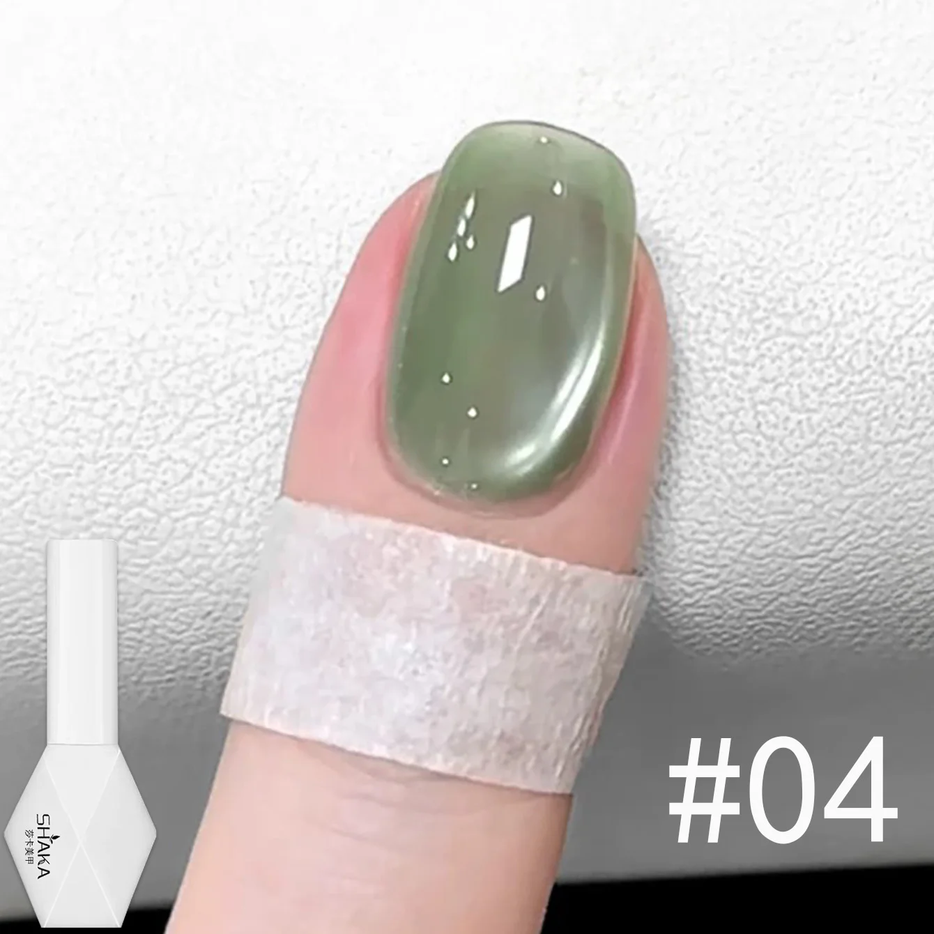 1-6 Stück SHAKA Sommer-Nägel Eis-Transparent Rosa Blau Rot Glasperlen Katzenauge Gel-Nagellack 2025 Aufhellender Beliebter Nagelsalon-Lack – Detail 6