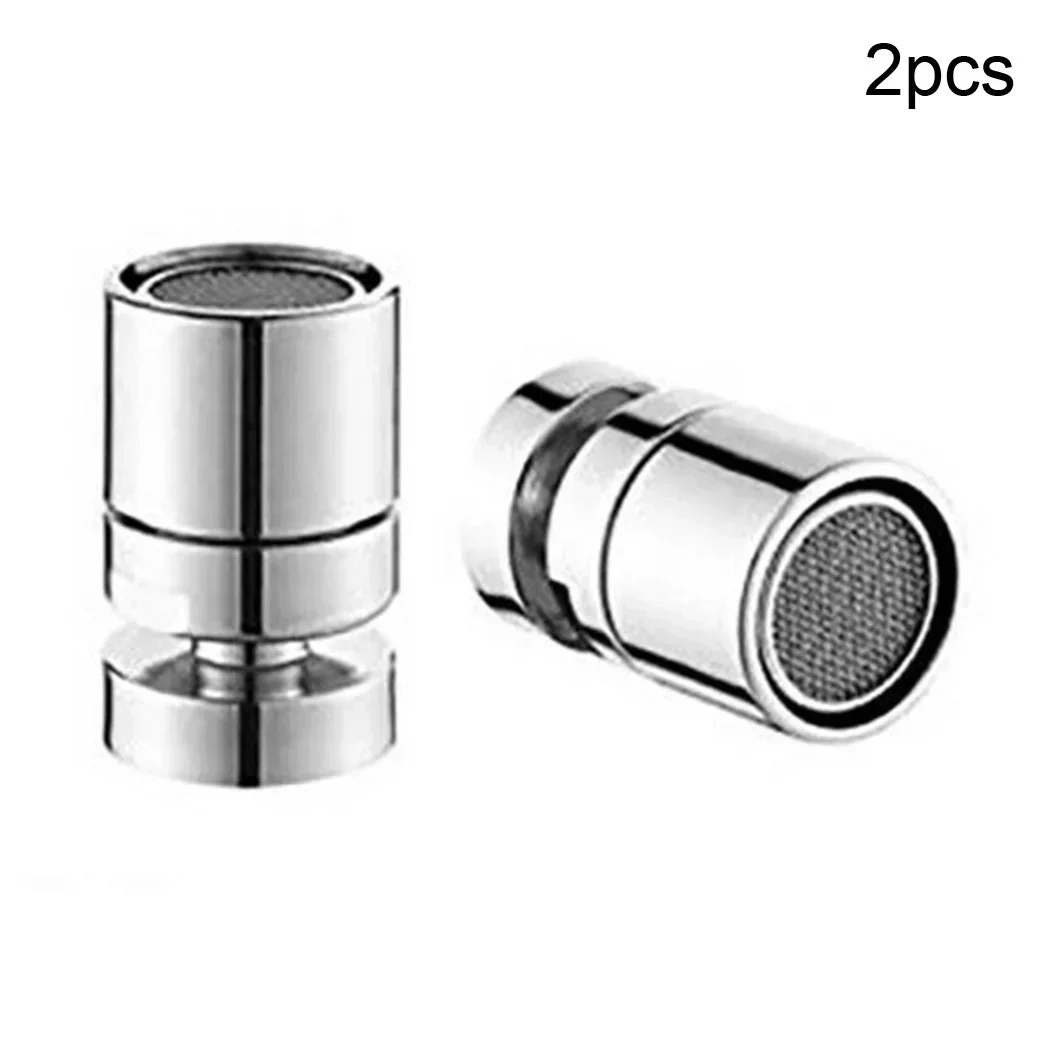 Aireador de grifo de cocina giratorio de 360 grados, adaptador de rosca macho M22 de 22mm, accesorios de grifo de agua cromado a prueba de salpicaduras, 2 uds.