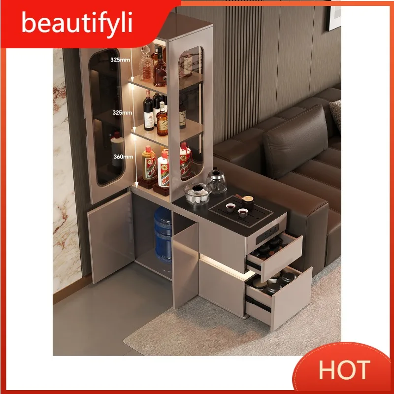 

s6601 Living room wall locker household display wine cabinet light luxury sofa side storage partition cabinet