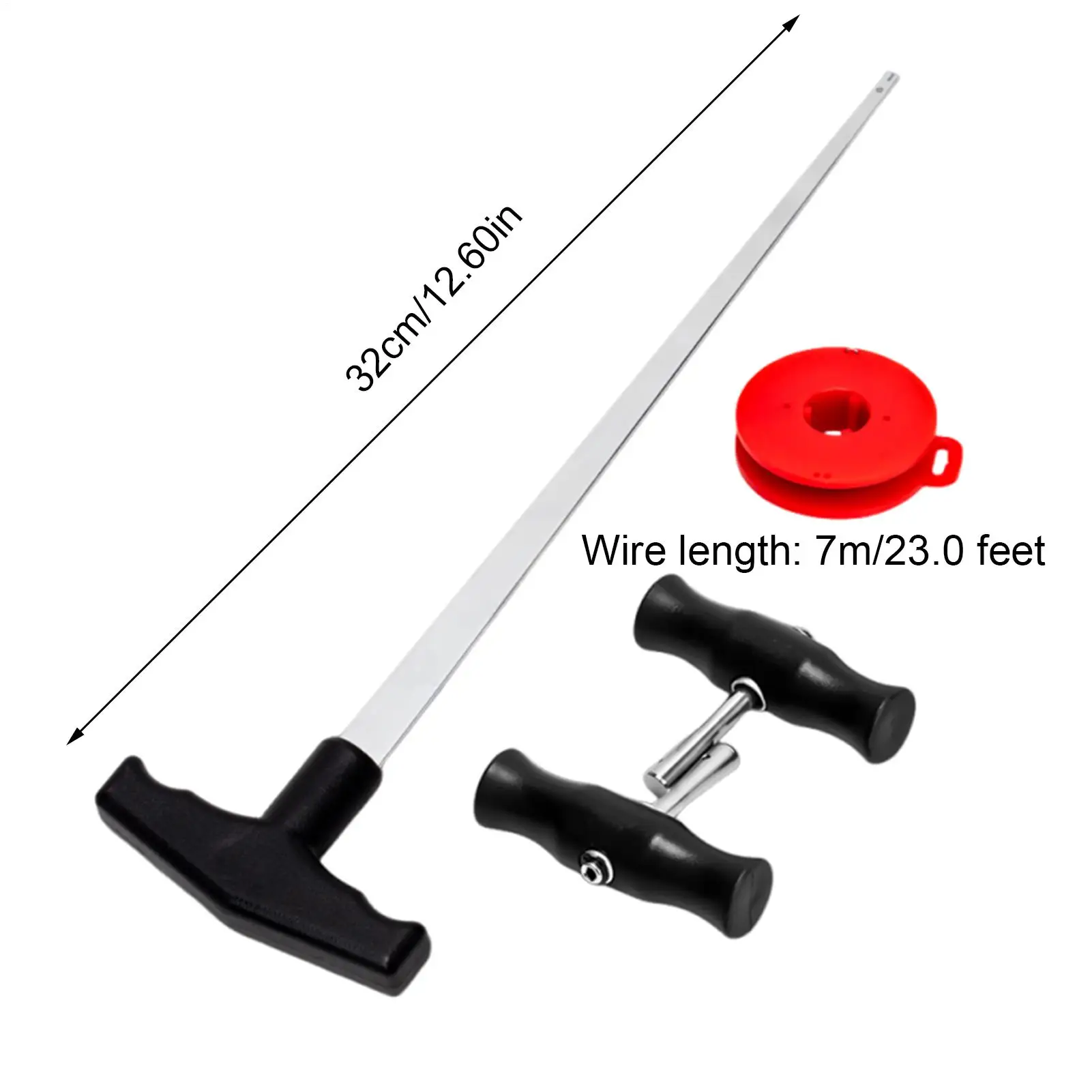 مجموعة أدوات إزالة الزجاج الأمامي على شكل حرف T من الفولاذ الكلاسيكي لوازم السيارات أدوات زجاجية للسيارات لقطع تثبيت نافذة إزالة الجليد