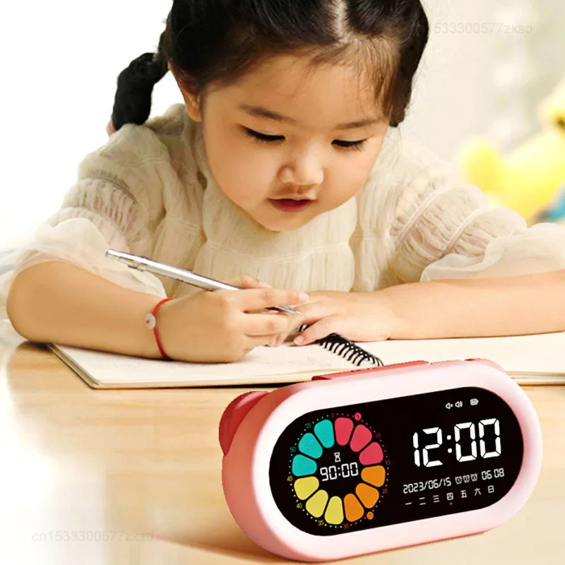 Imagem -06 - Xiaomi-despertador Automático Inteligente Multifuncional Temporizador m & g Tela Grande hd Vibração Silenciosa Resistência Longa Recarregável