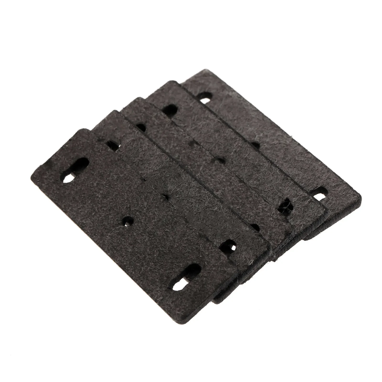 58mm 5Pcs Microfiber Leather Catapult Pouches Hunting Rubber Band Shooting Bow Estilingue Slingshots Pouch With Square Holes New view 3
