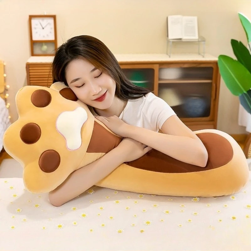 Large Cute Paw Shape Plush Pillow Soft Hugging Cushion Stuffed Cute Toys Sleeping Sofa Bed Decor for Kids Girls Birthday Gift