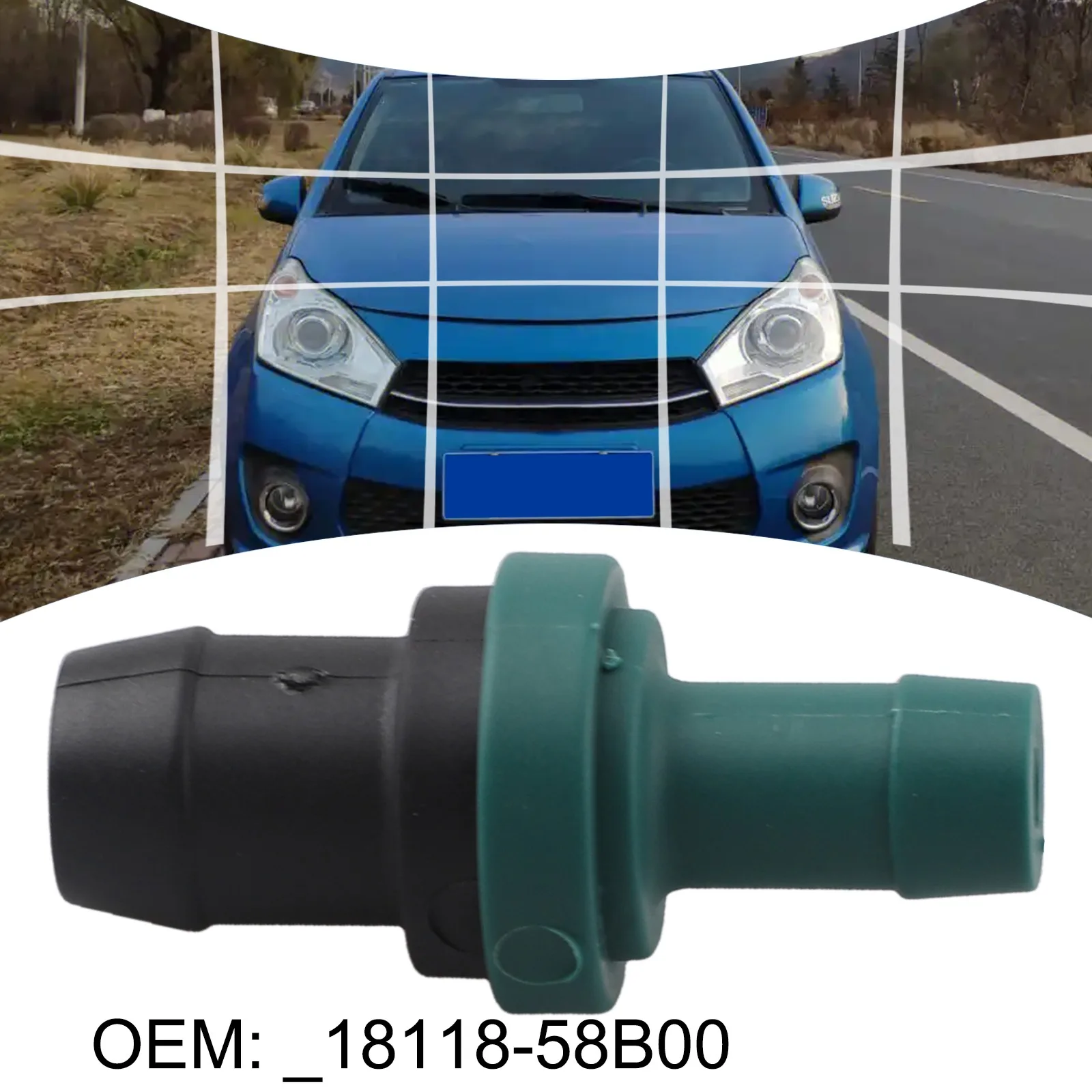 1 Pcs Car PCV Valve Exhaust Gas Valve 18118-58B00 1811858B00 For Suzuki For Alto Car Interior Accessories