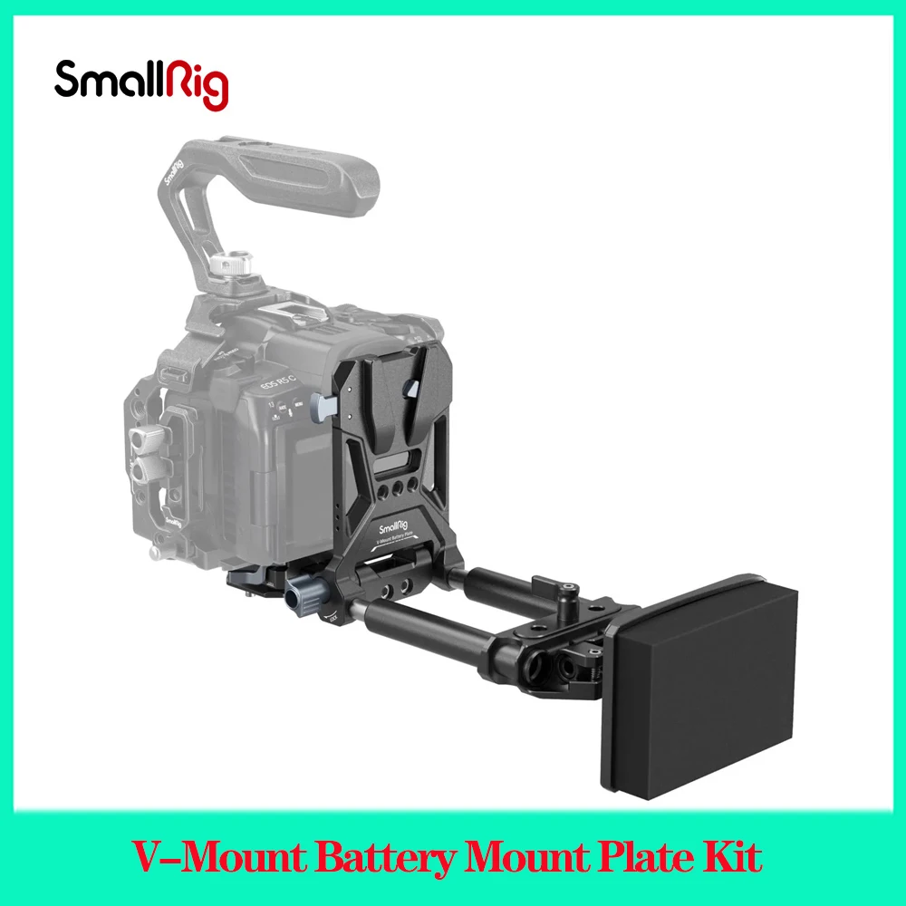 

SmallRig V-Mount Battery Plate V Lock Battery Mounting Plate with Quick Release Plate for Arca Chest Pad 15mm rods V Mount Plate