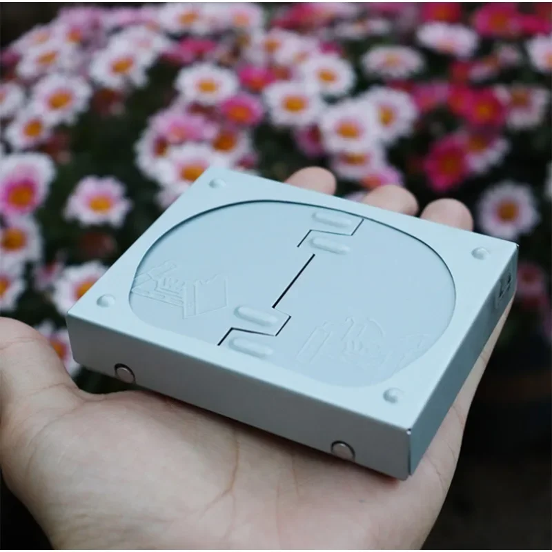 1 Windproof Folding Alcohol Card Stove Cookware Grill Mini Cooker Burner Picnic Portable Camping Equipment EDC Outdoor Mini Tool