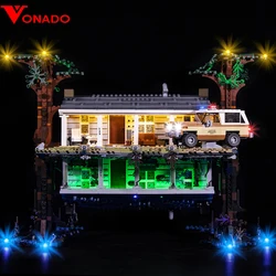 Vonado-Ensemble de blocs de construction à l'envers, lumière LED, ville, choses étranges, briques, kit de jouets de bricolage, pas de modèle, 75810