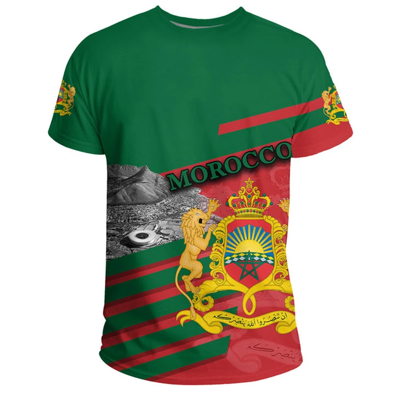 Mujer Camisetas La Bandera Marruecos ES Camiseta Marruecos