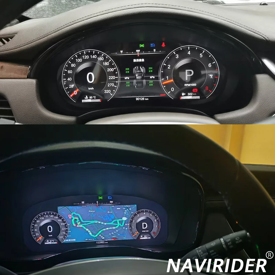 

12.3" For Cadillac XT5 XT6 2016-2023 Upgrade Dashboard Speedometer Carplay LCD Digital Instrument Gauge Cluster Car Multimedia