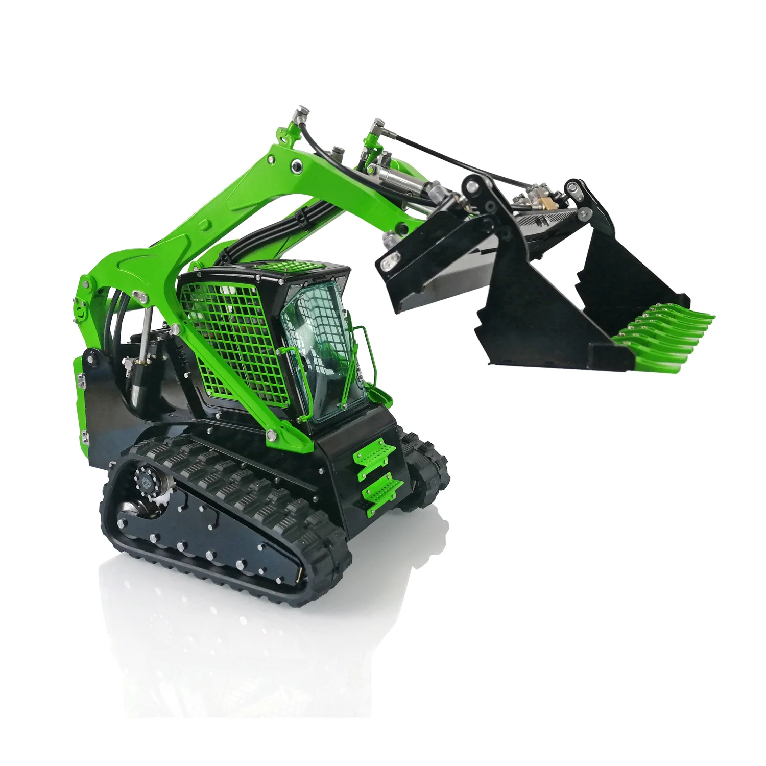 

LESU 1/14 Hydraulic Model Metal RC Crawler Skid-Steer Aoue LT5 Loader W/ Lights Outdoor Toys THZH1198