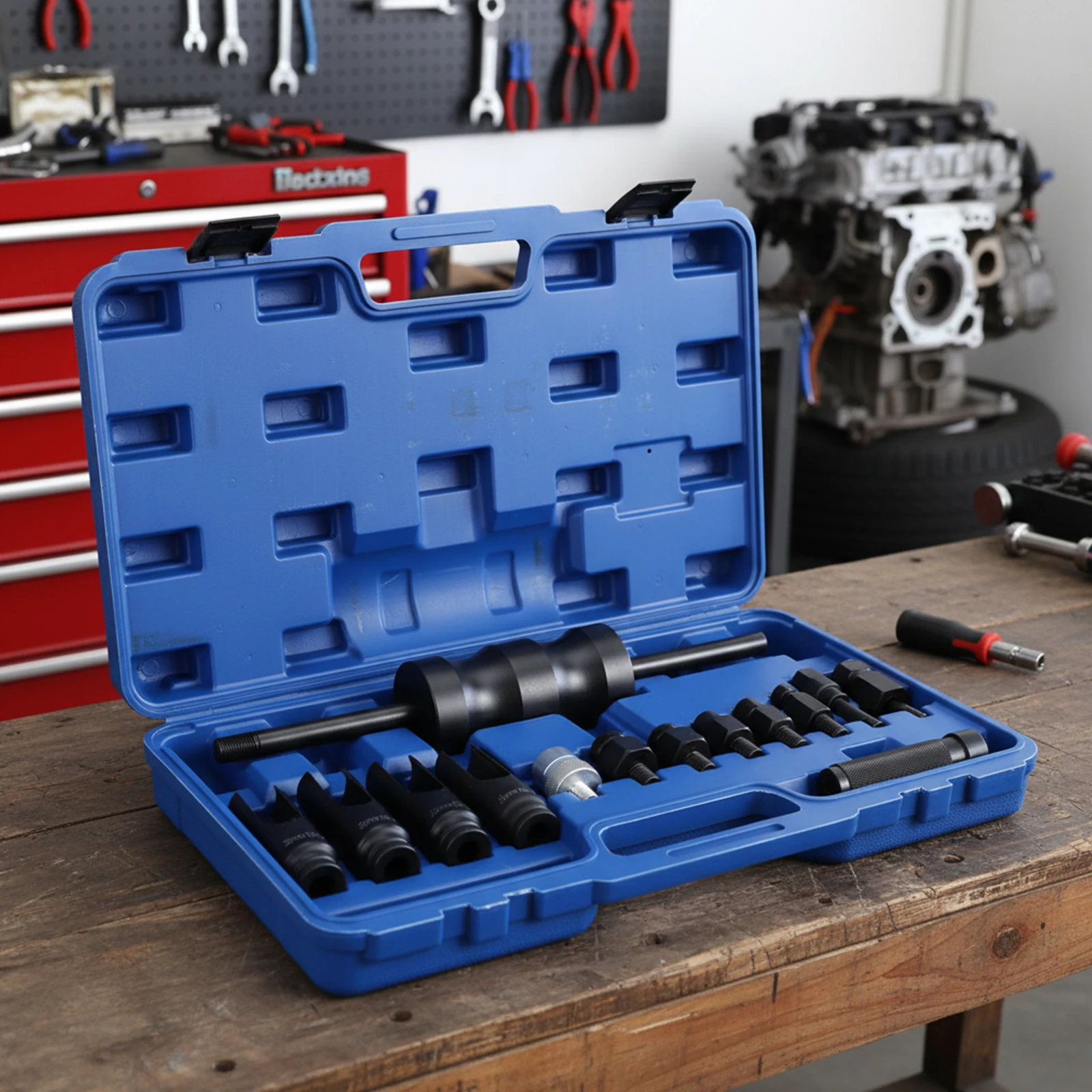 

14 Pcs Injection Puller Extractor Kit Tool Slide Hammer Removal Kit for Bosch Delphi Siemens