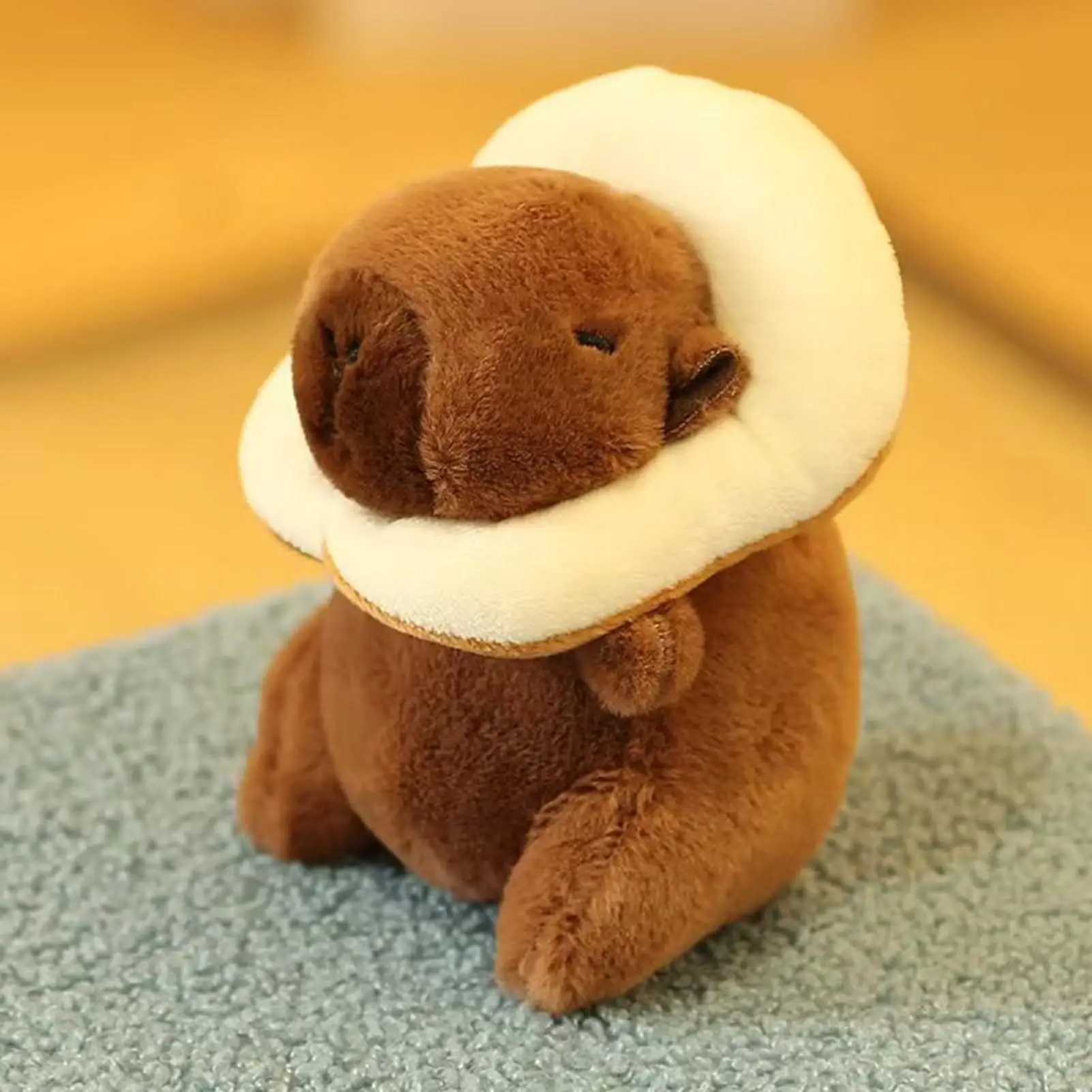 Capybara พวงกุญแจของเล่นตุ๊กตาการ์ตูนสัตว์ตุ๊กตากระเป๋า Charm พวงกุญแจอุปกรณ์เสริมสําหรับกระเป๋าสตางค์กระเป๋าถือกระเป๋านักเรียน