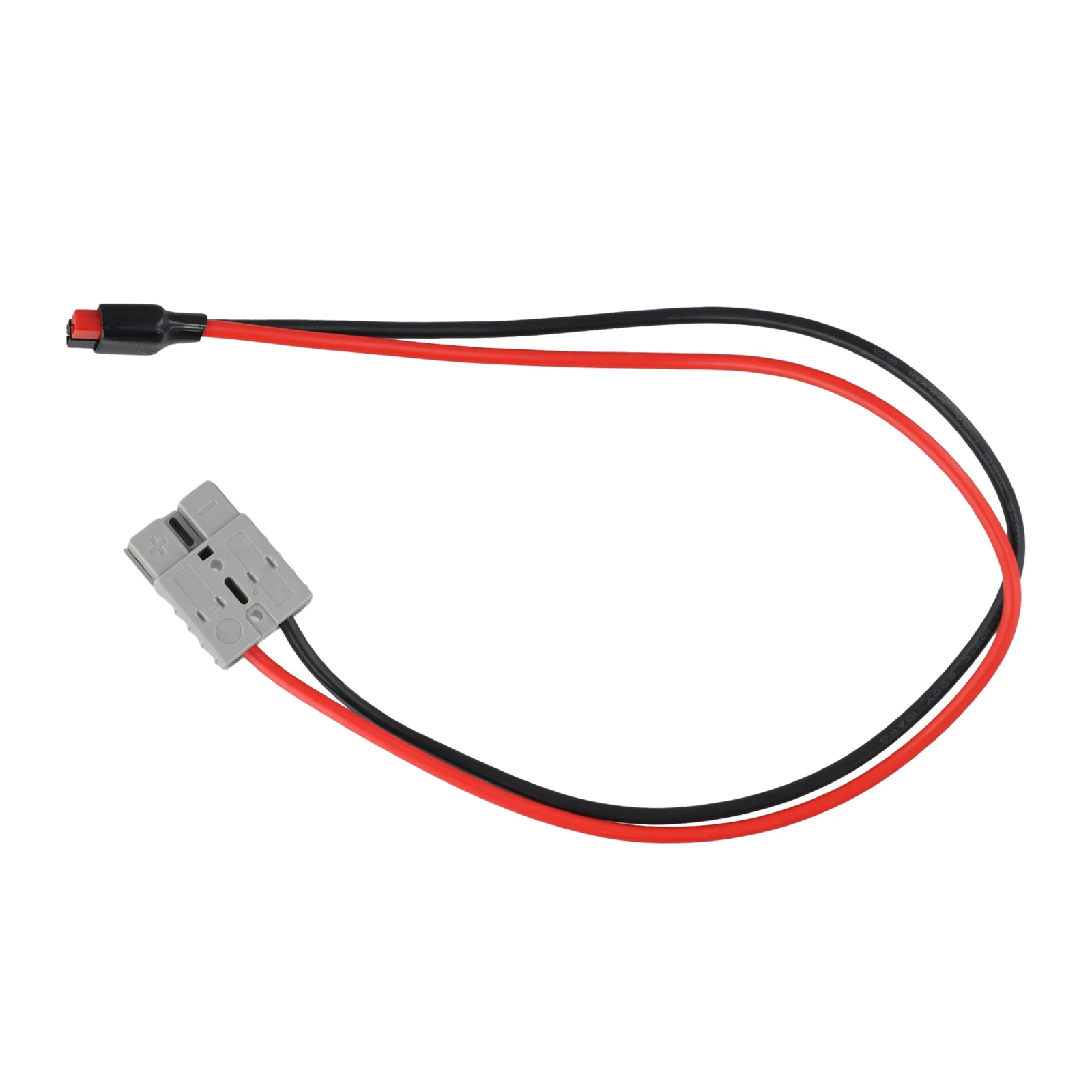 UL94 V0 Flame Retardant 10AWG Battery Extension Cable 60cm with Silver Plated Copper Connectors for 45A to 50A Power Transfer