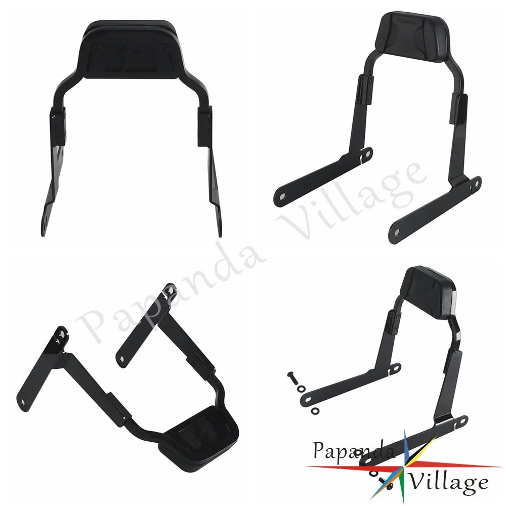 Sissy Bar Detachable Backrest Rear Passenger Seat Luggage Rack For Harley Dyna Low Rider Street Bob Super Wide Glide Switchback view 5