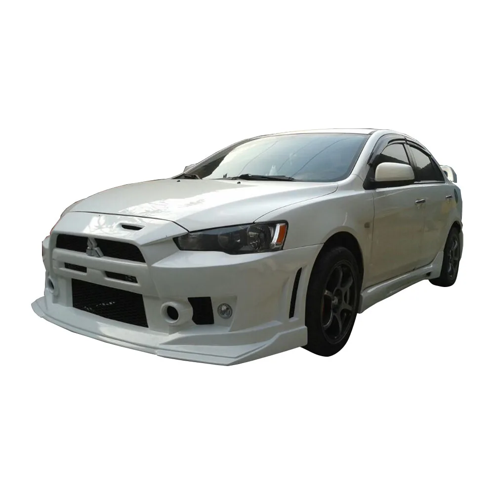 Car bumpers PP Material For Mitsubishi Lancer EX  Bodykit 2009-2015 Modified  Front Rear Spoiler Bumper Side Skirts