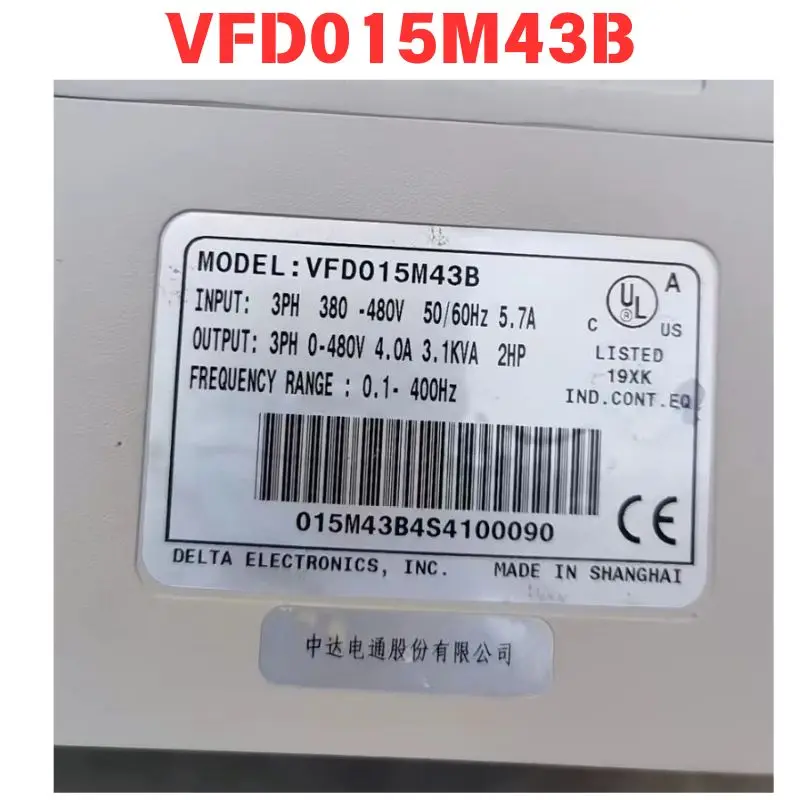 

Б/у инвертор VFD015M43B Функциональный тест ОК Быстрая доставка