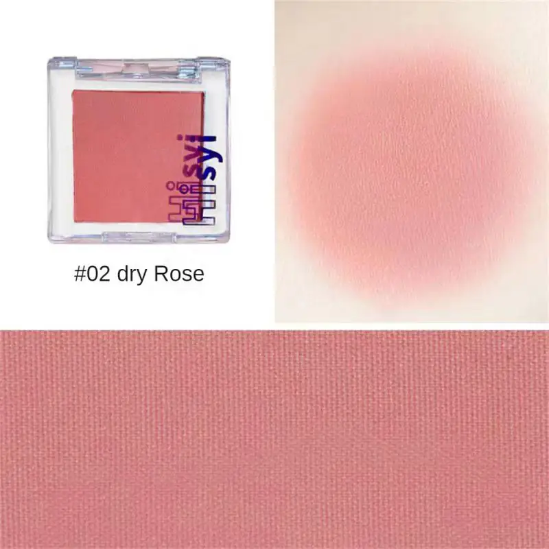 Blush Palette Natural Cheek Tint Matte Cosmetics Blush Powder Waterproof Soft trucco femminile fard per il viso illumina il viso 1 pz