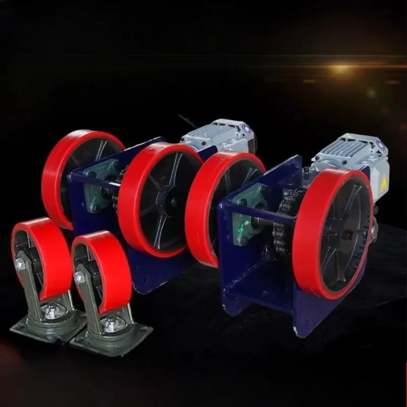 Portable Gantry Frame Trackless Driving Wheel Electric Motorized Universal Wheel Gantry Crane Running Gear Driving System