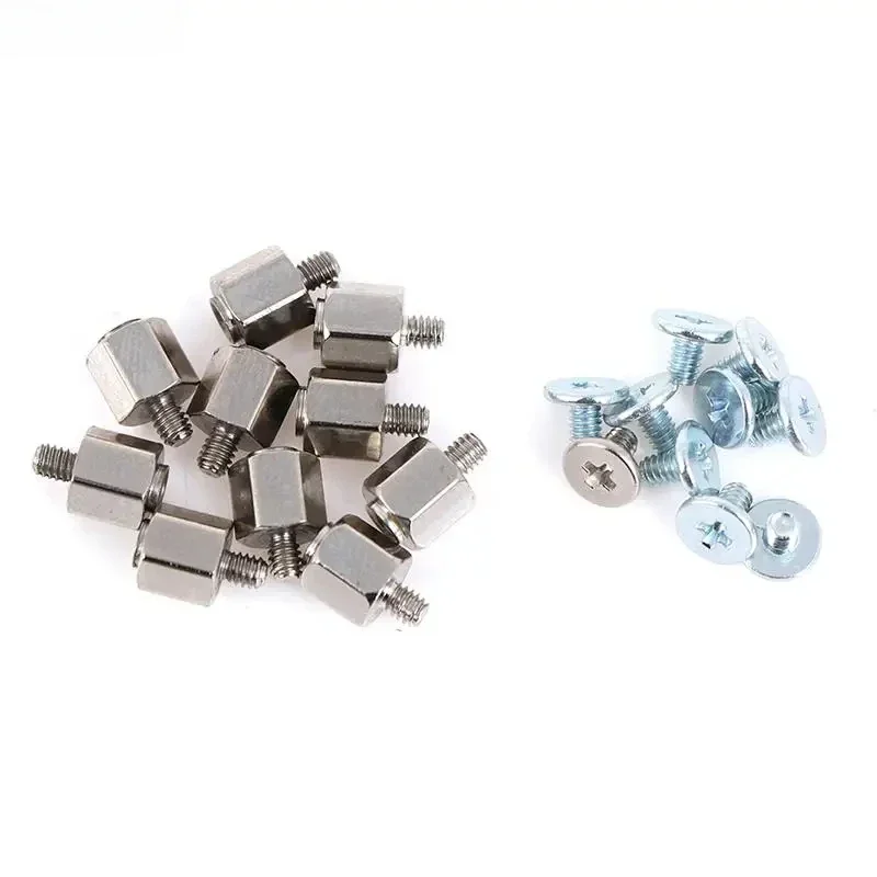ZEXEF 10 Set Hex Screws Kits for A-SUS M.2 SSD Hand Silver Mounting Stand Allen Off Nut Motherboard Anodized Anti Theft Auto image 5