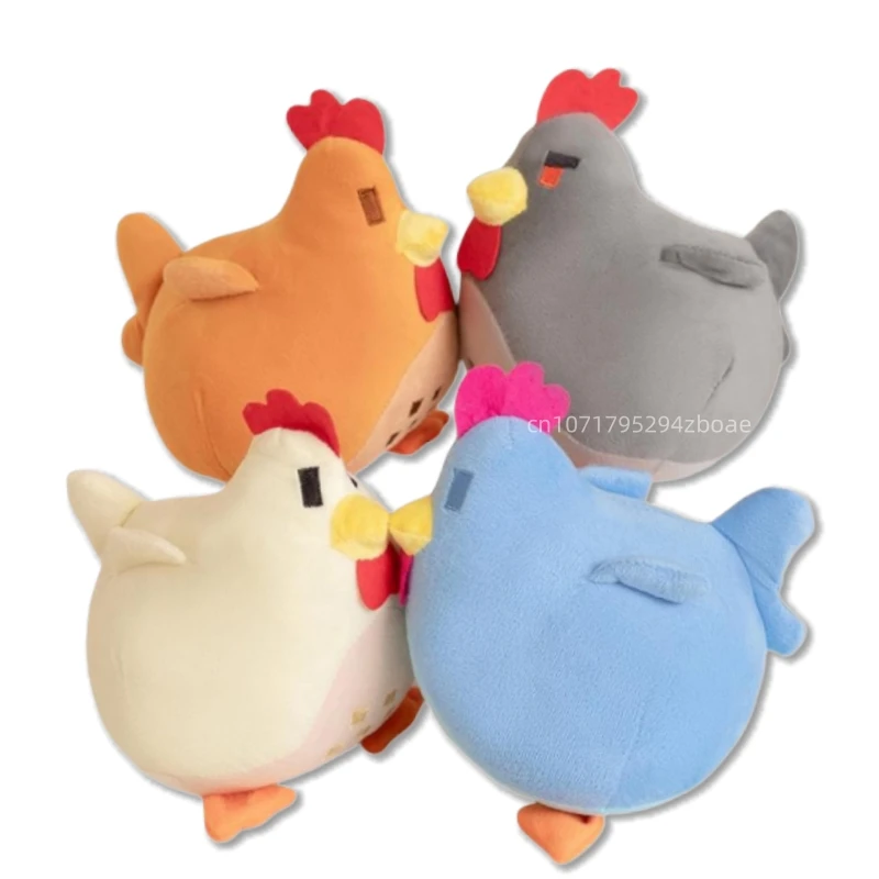 Cute Hot Sell Cartoon Chicken Plush Doll Game Anime Animal Hen Plush Toy Super Soft Home Decor Appease Gift For Boys And Girls