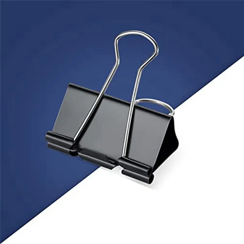 AA83 72 Pcs Extra Large Binder Clips 2 Inch Paper Clip Binding Clip, Paperclips Bulk, Heavy Duty Big Paperwork Clamp Black