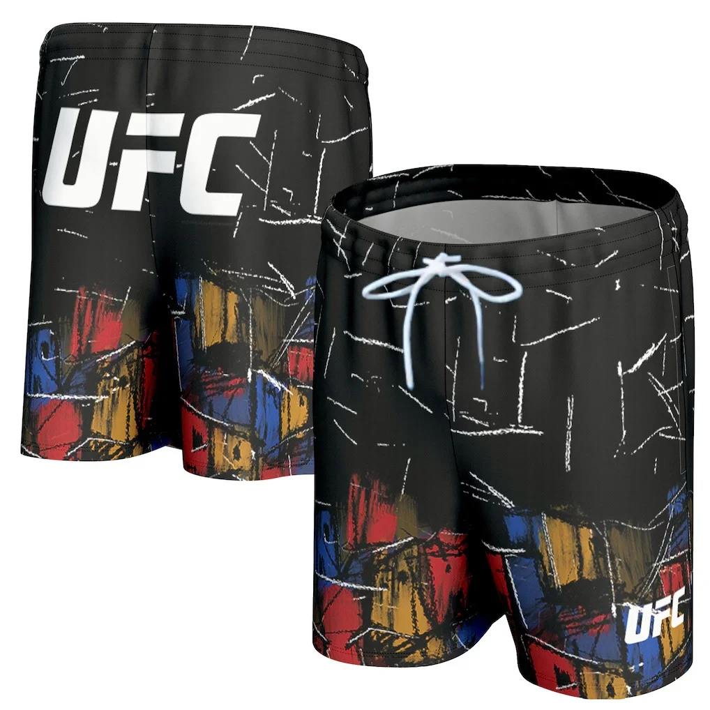 

Новые шорты для бокса UFC 2026 (мужские и женские), забавные спортивные шорты, дышащие быстросохнущие тренировочные штаны с 3D-печатью