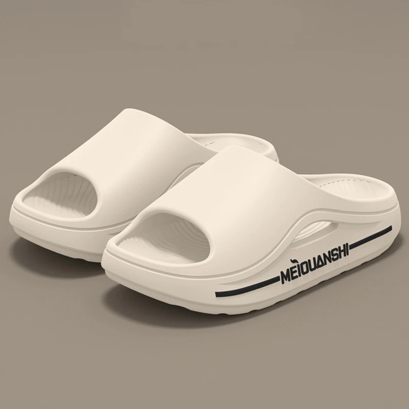 

Comfortable Platform Home Slippers for Women Soft Thick Bottom Operating Room Slippers Woman Men Letter Print Non Slip Slippers